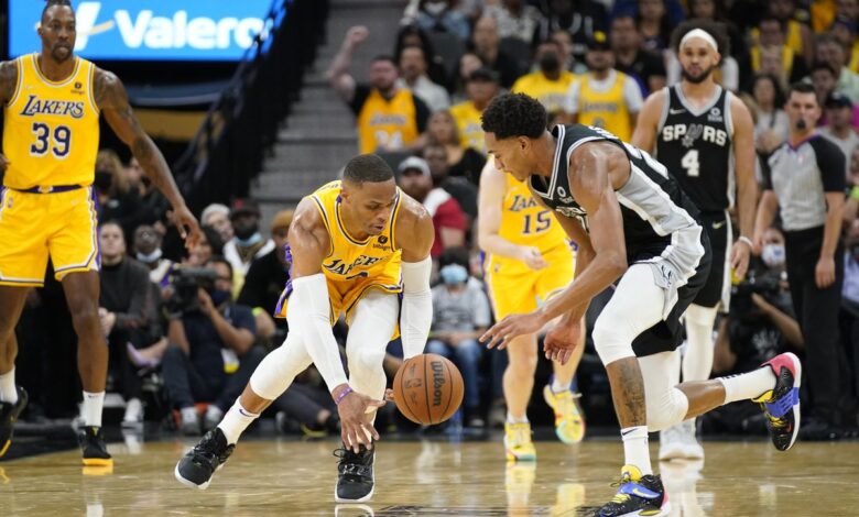 san antonio spurs vs lakers